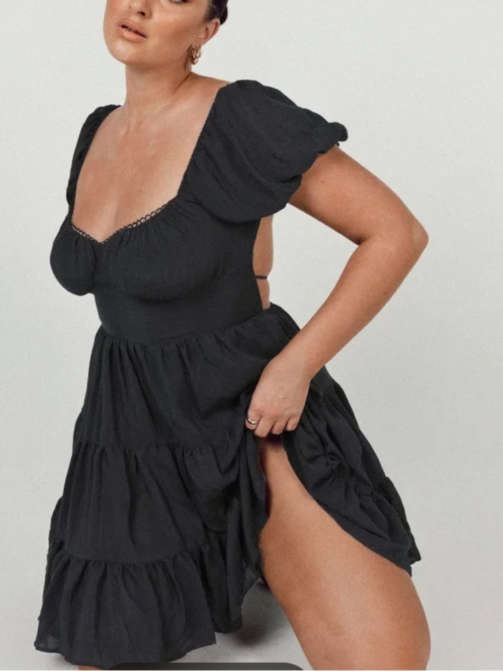 Princess Polly Danny Black Mini Dress